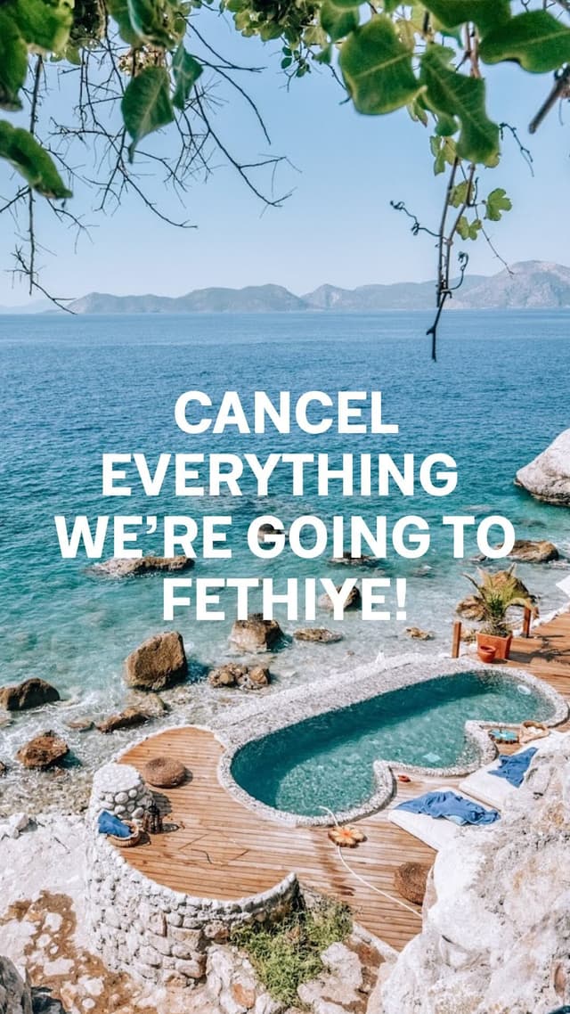 Tag someone you want to go to fethiye with!
☎️Contact us to book the perfect fethiye trip this summer!
#fethiye #tourism #turkeysummer Image